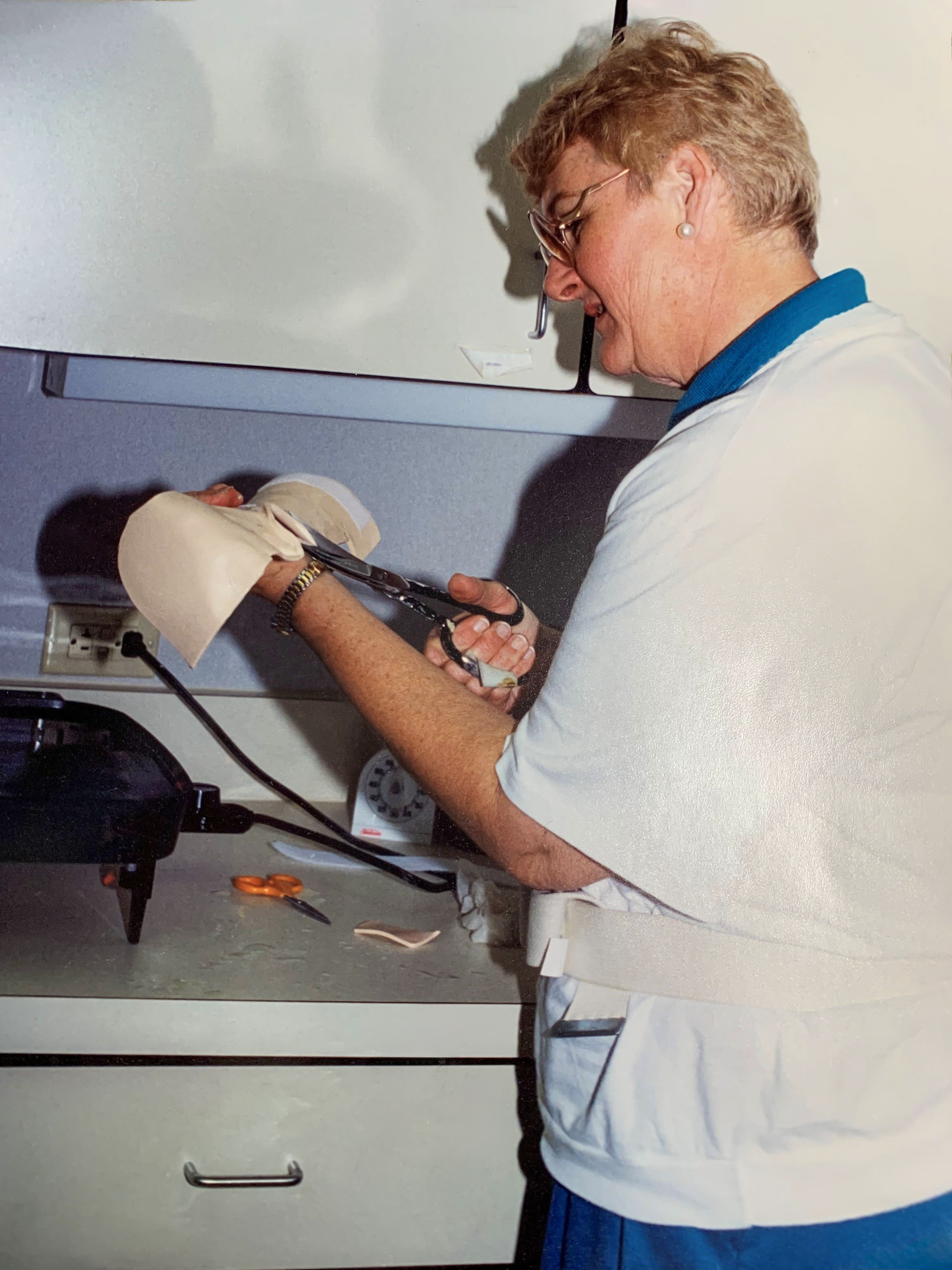woman during an appointment