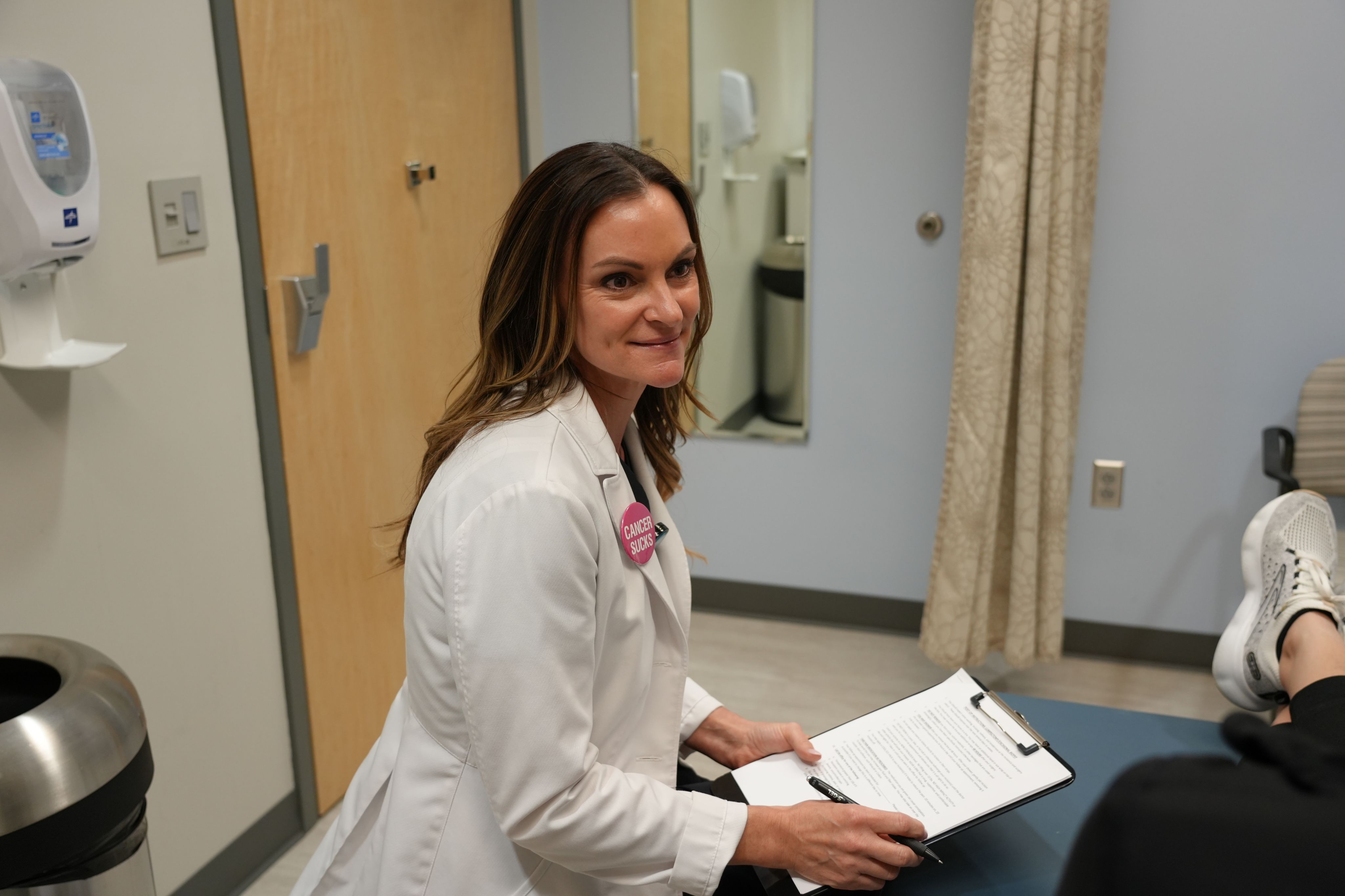 doctor during appointment